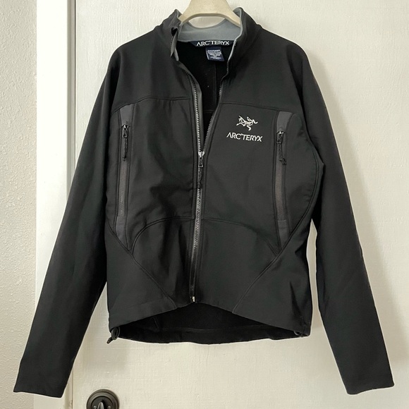 Arc'teryx Jackets & Blazers - Arc'teryx Black "Gamma SV" Polartec Softshell Jacket Fleece Lined Small